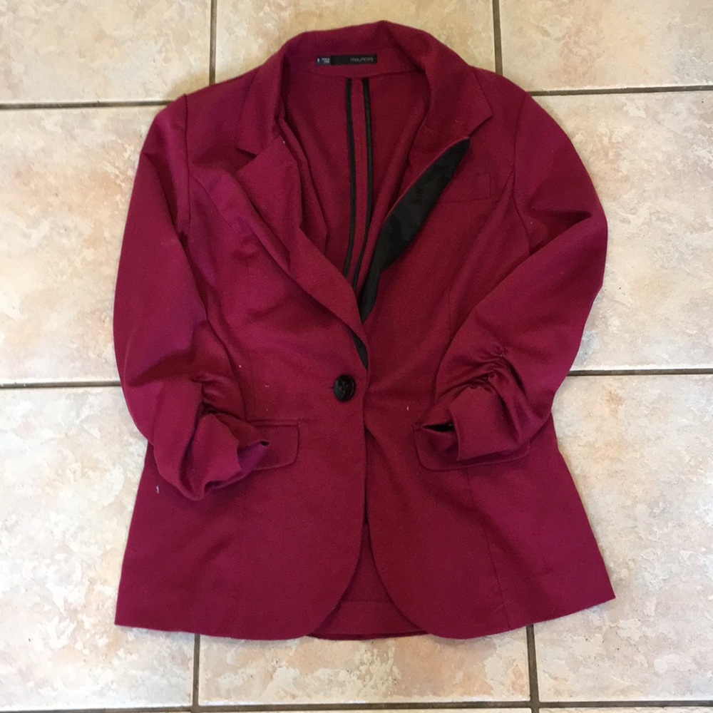 Maurices maroon blazer size S